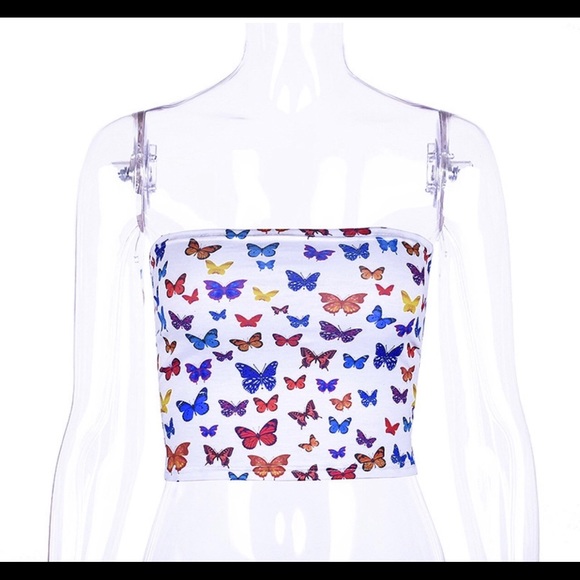 Butterfly Tube Top - Picture 2 of 2